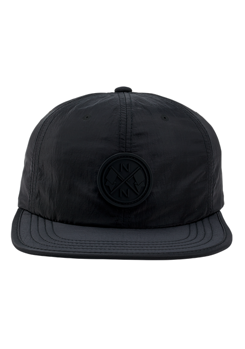 Flight Strapback Hat - Black