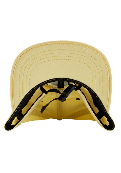 Flight Strapback Hat - Light Yellow / Aqua View 4