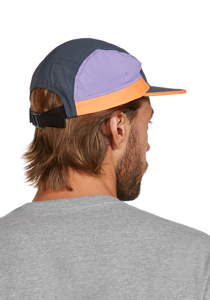 Night Runner Strapback Hat - Dark Slate / Plum View 7