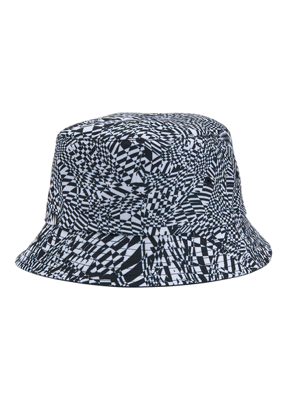 Undercover Bucket Hat - Black Digi Glitch View 2