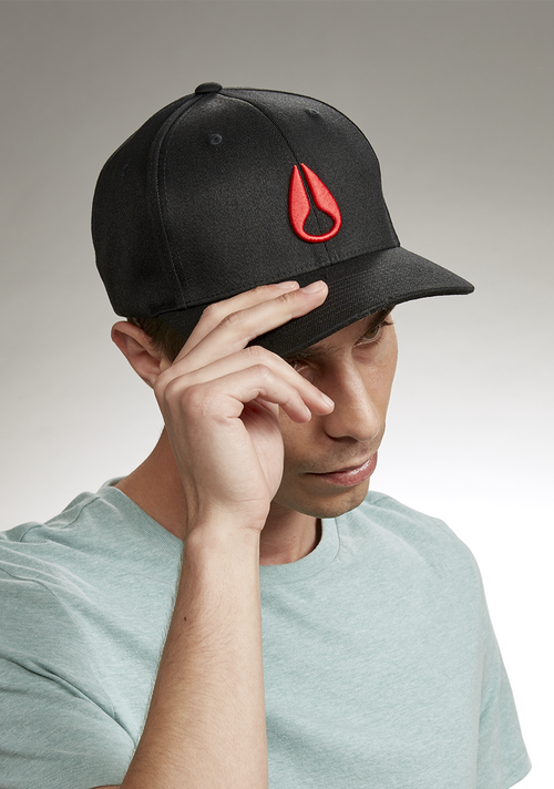 Deep Down Snapback - Black / Red