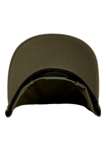 Deep Down Snapback - Olive View 4