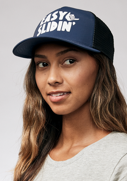 Slidin Trucker - Navy View 8