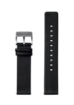 20mm Veg Tanned Leather Band - Black