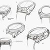 A prototype sketch of a Nixon watch in development.