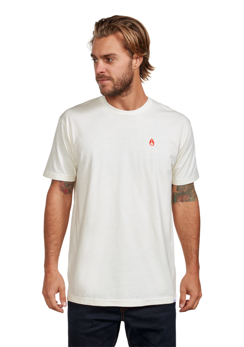 Sparrow Repreve® T-Shirt - Natural / Red